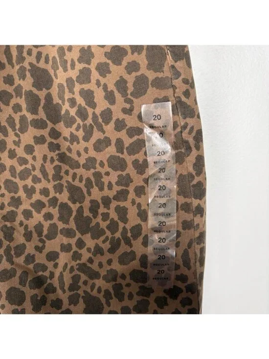 American Eagle Women 20 Leopard Next Level Stretch Super Hi-Rise Jegging NWOT - Picture 6 of 13